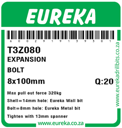 T3Z080 - Expansion Bolt -T3Z080_Label_T